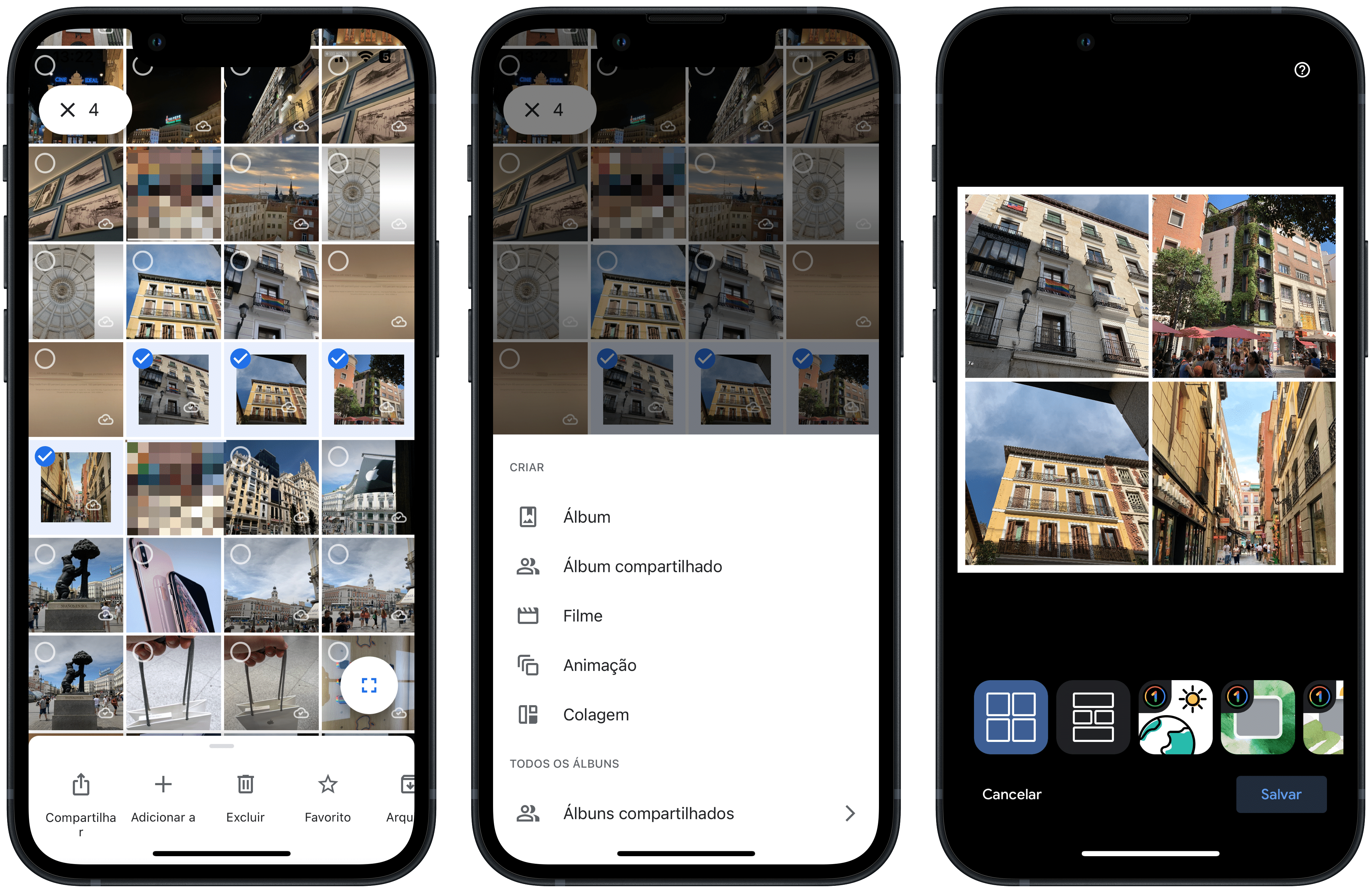 Como recuperar colagens antigas no Google Fotos