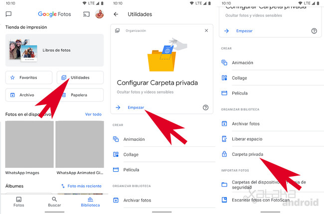 Como ativar backup da Pasta Trancada no Google Fotos