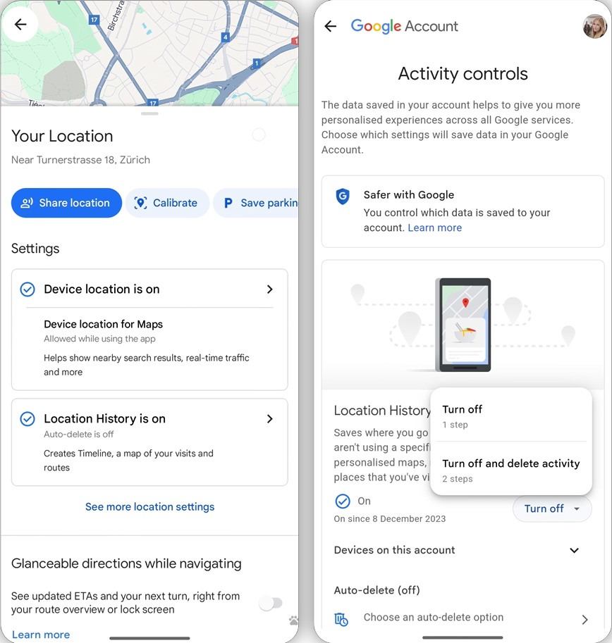 como usar o google maps histórico de localização