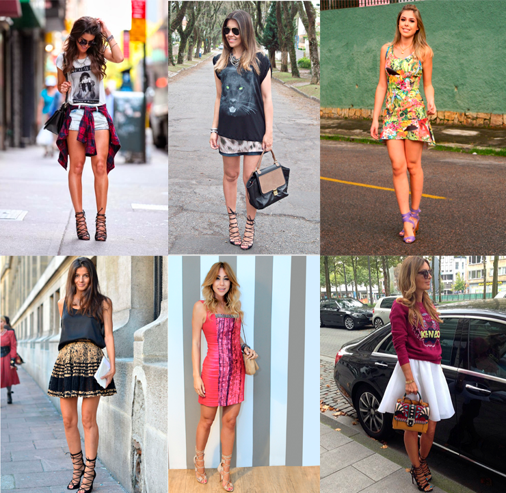 como usar sandália de amarração na perna