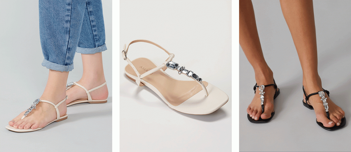 rasteirinha brilhante para festa