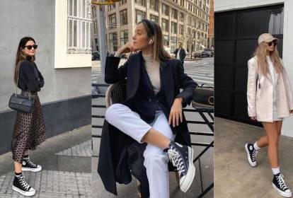5 looks estilosos com All Star cano alto