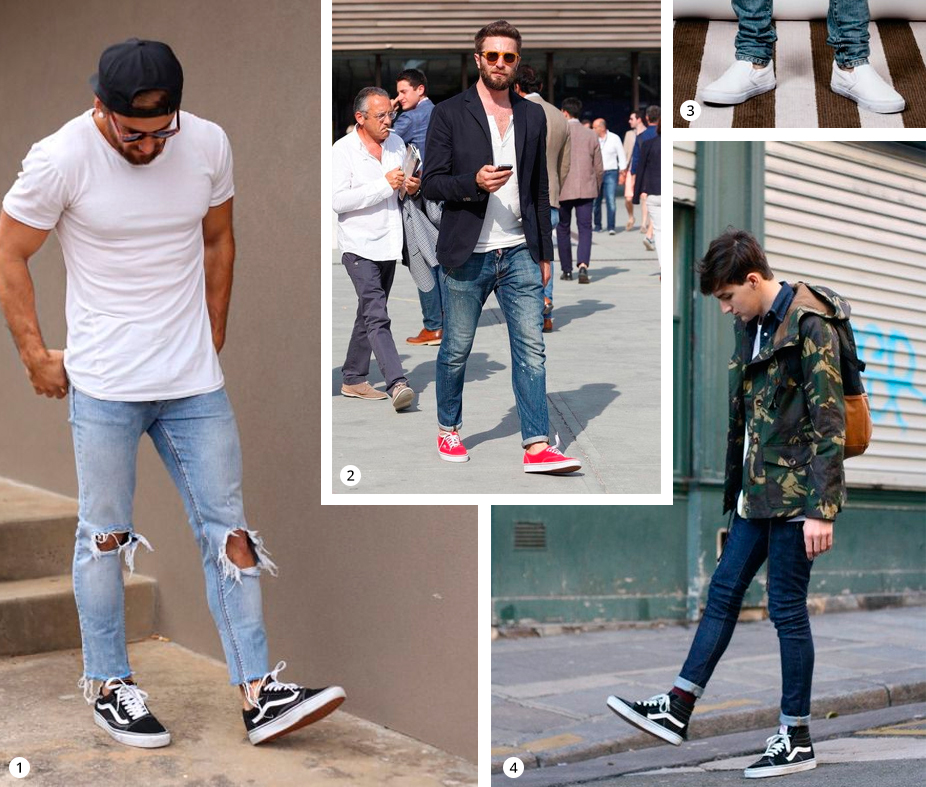 vans old skool looks masculinos 2026