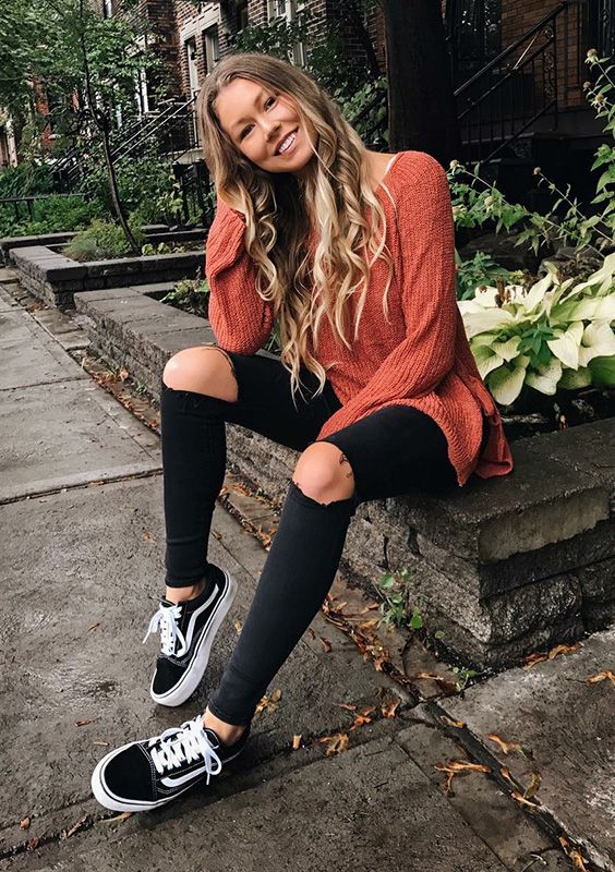 vans old skool looks femininos 2026
