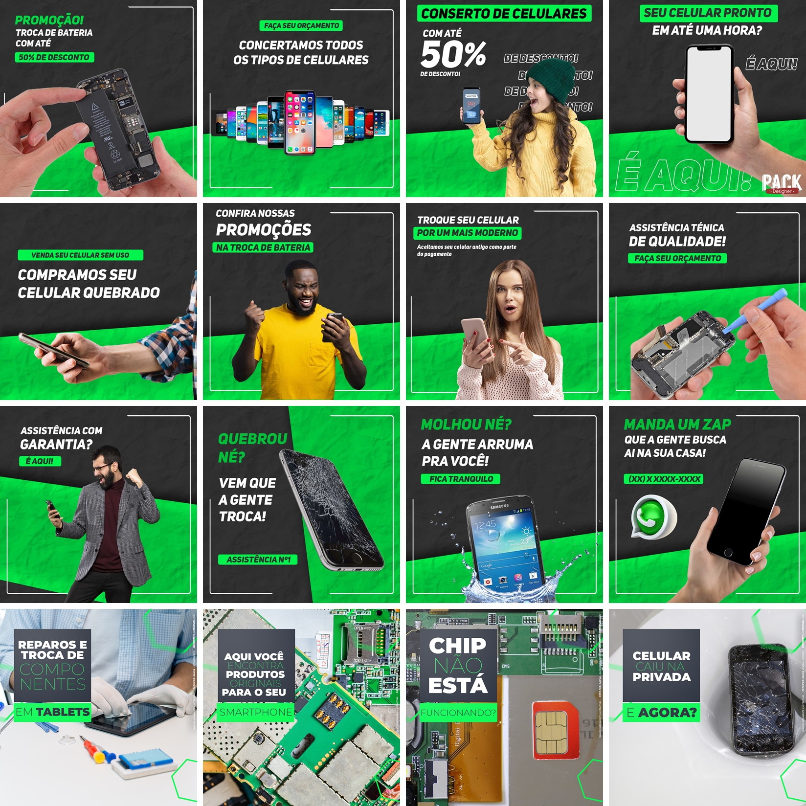 como vender serviços de manutenção de celular