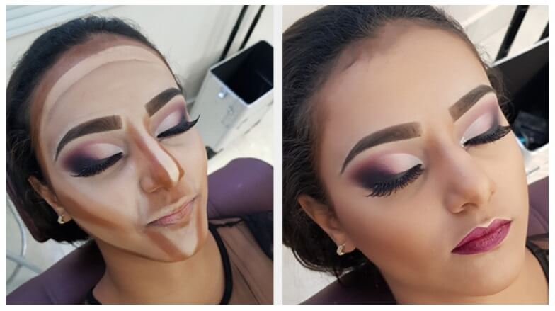 Dicas de Aplicação de Contorno por Formato de Rosto