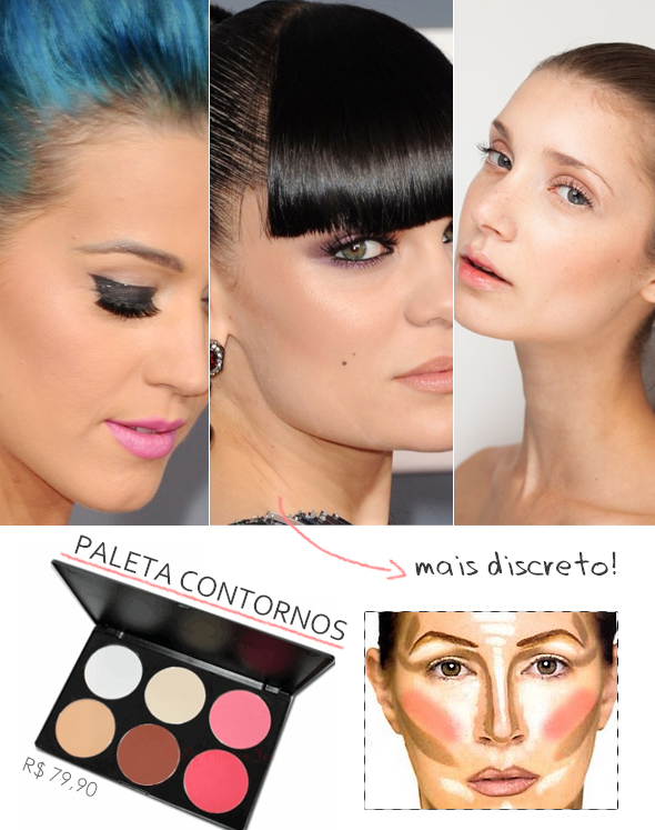 Contornos Maquiagem