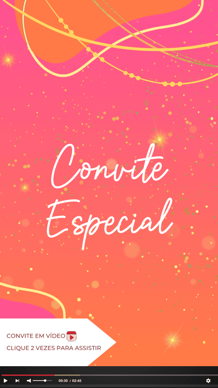 convite digital interativo adulto
