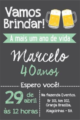 modelos de convite de aniversário adulto grátis