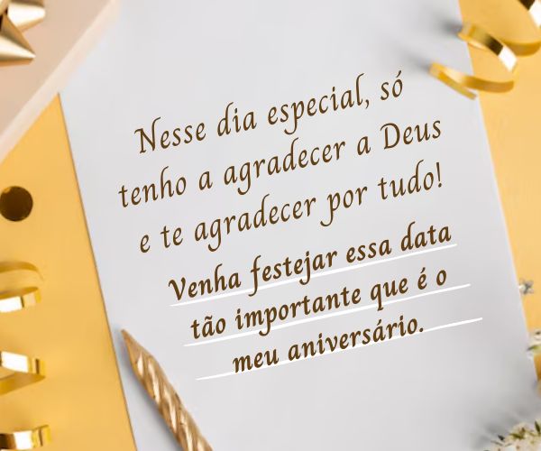 convite aniversário adulto digital