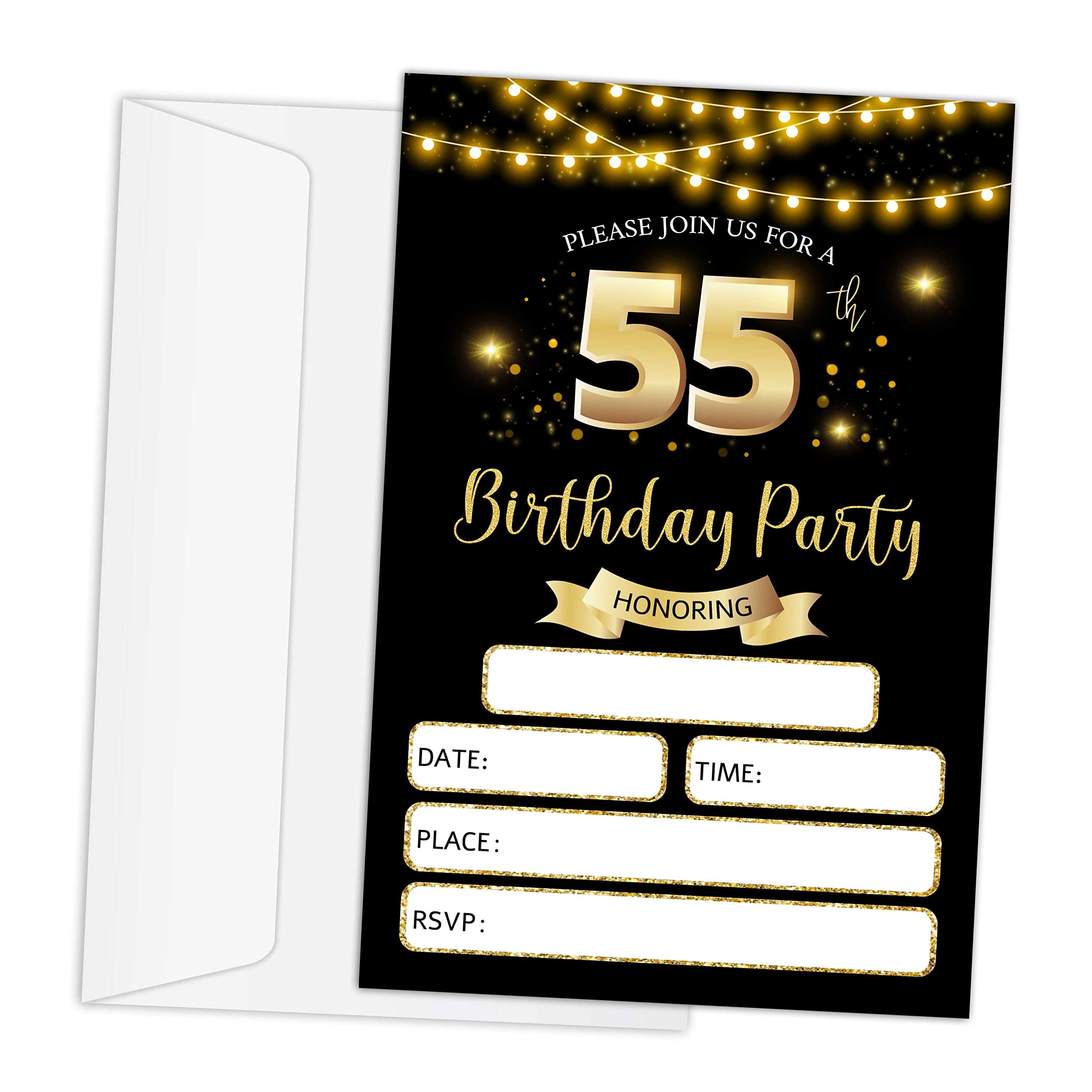 convite aniversário masculino elegante