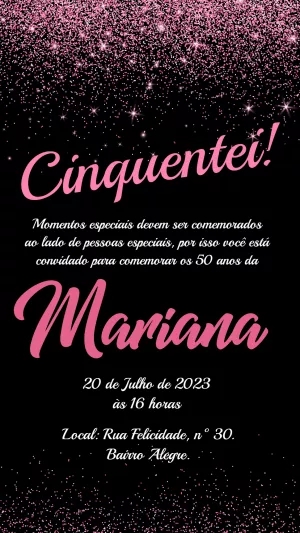 convite boteco adulto