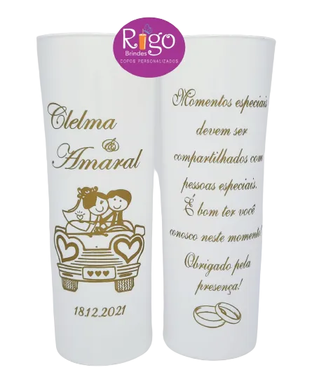 ideias criativas de copos de casamento para inspirar