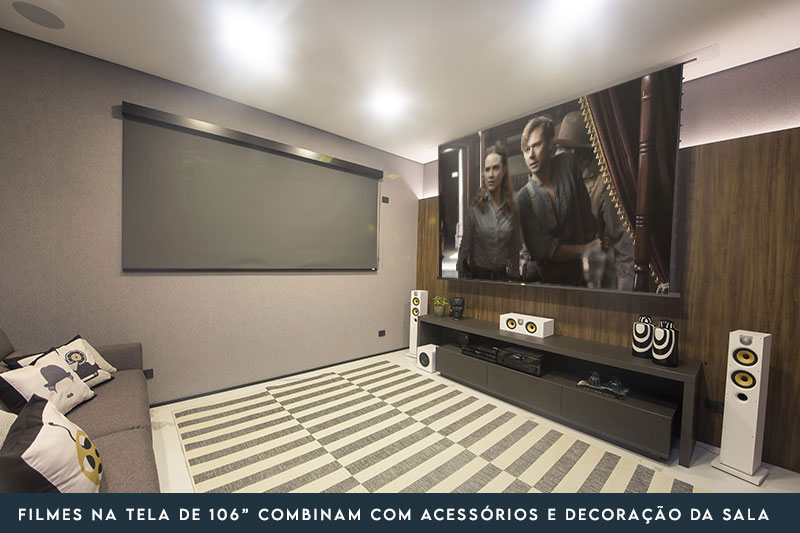 Decoração de home theater: além das cores