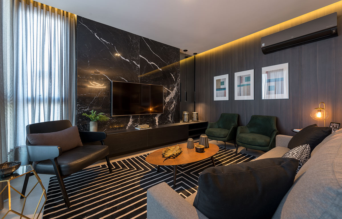 Como escolher a tinta fosca ideal para sua sala de TV