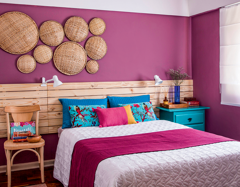 cores de parede para quarto de casal com cinza
