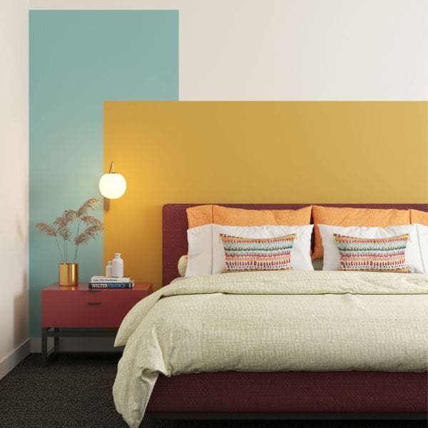 cores de parede para quarto de casal com verde