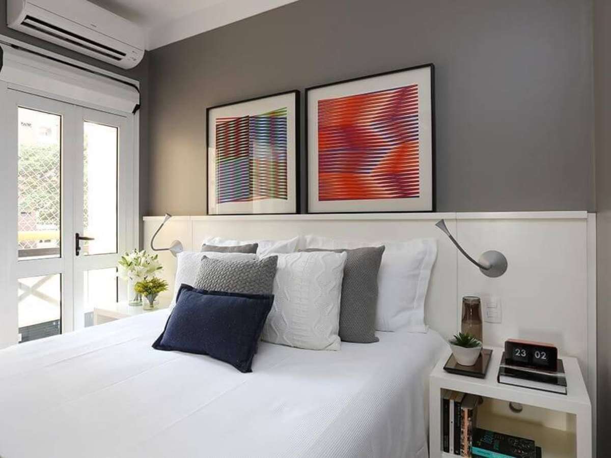 cores de parede para quarto de casal com bege