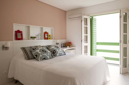 cores de parede para quarto de casal com branco