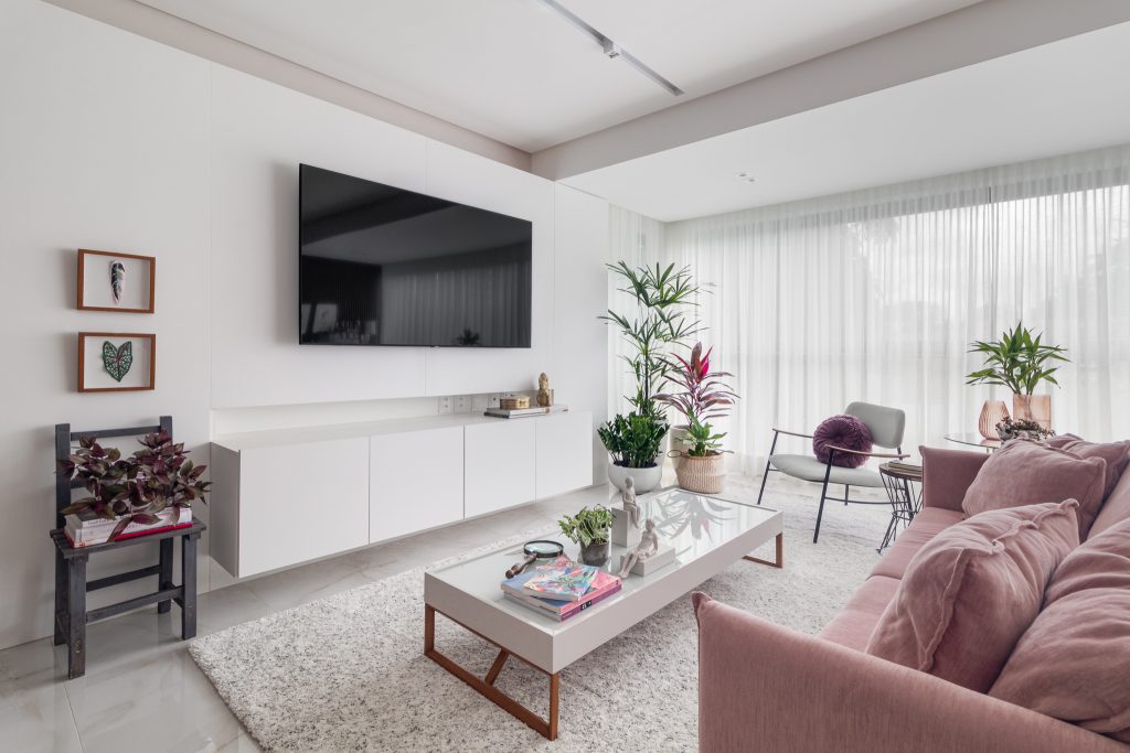 cores para quarto com móveis brancos