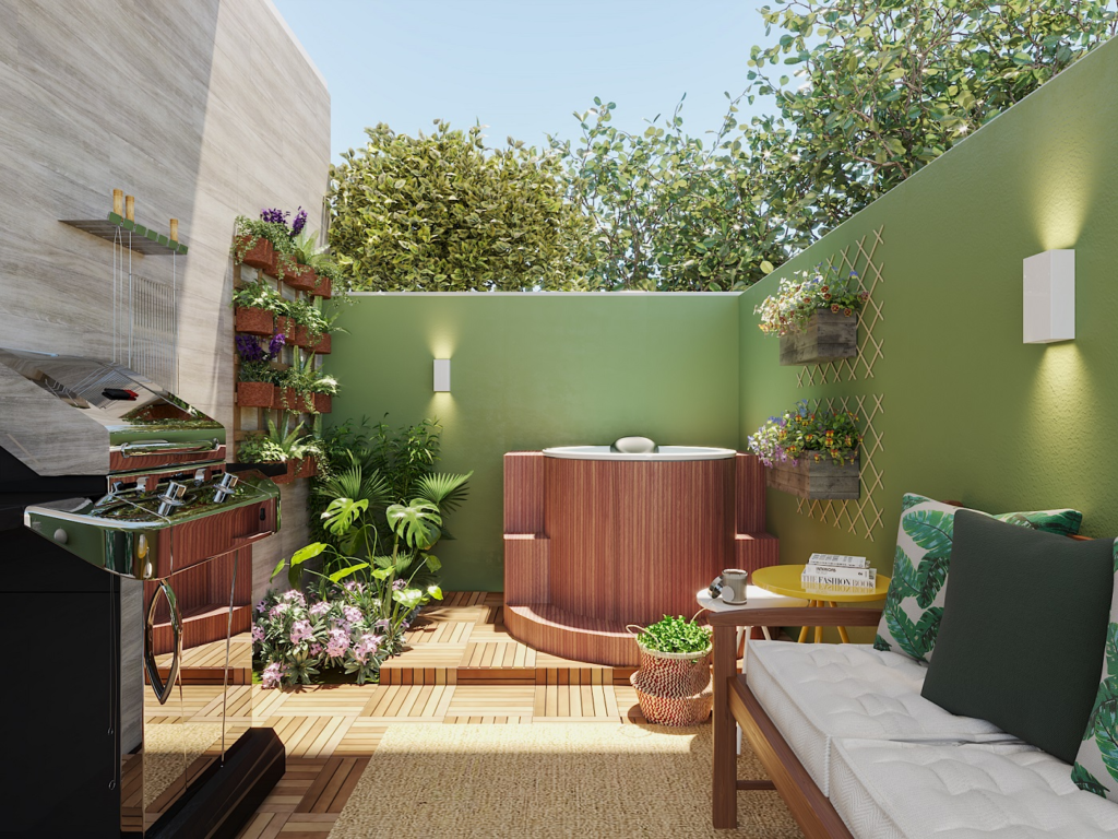 tendências cores área externa casa