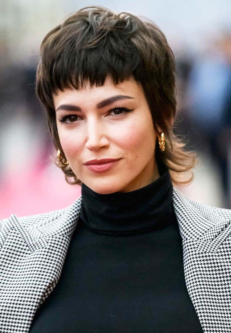 corte de cabelo mullet feminino