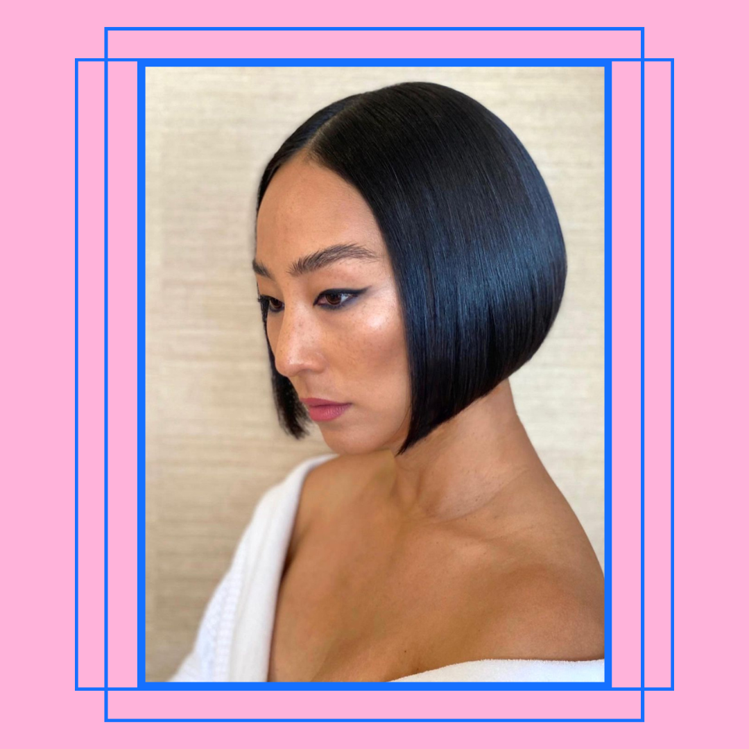 Franja lateral no long bob assimétrico: Tendências e inspirações