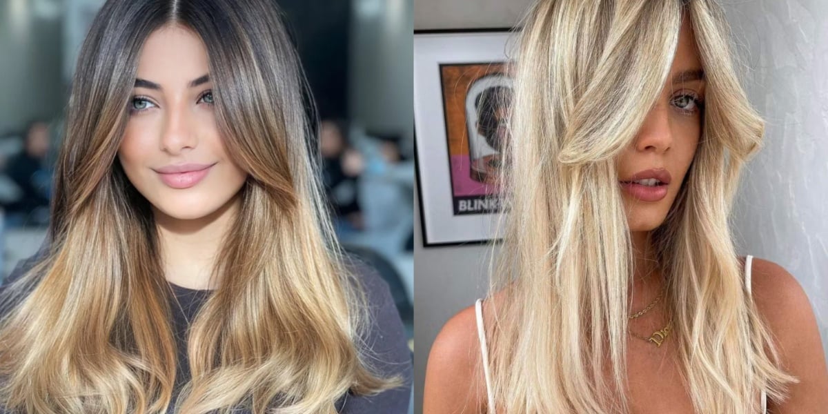 cortes de cabelo longo com franjão