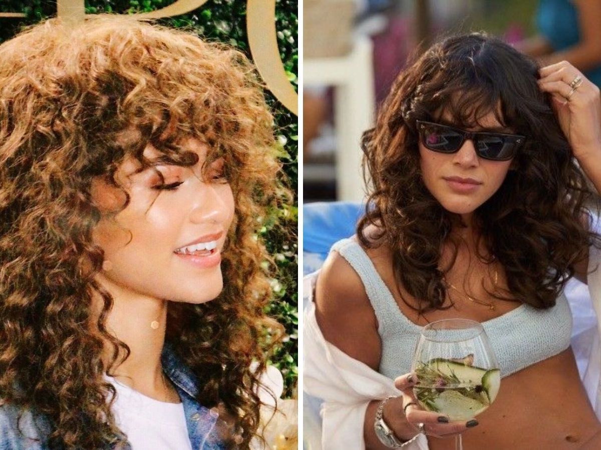 melhores cortes de cabelo médio com franja desfiada para inspirar