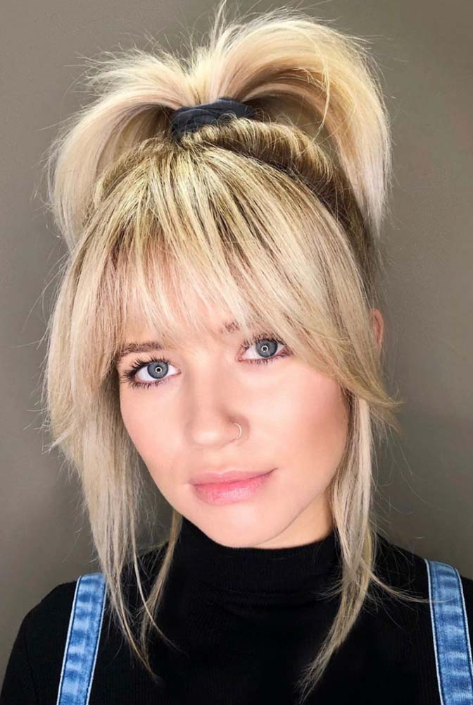 erros comuns ao cortar franja desfiada em cabelo médio