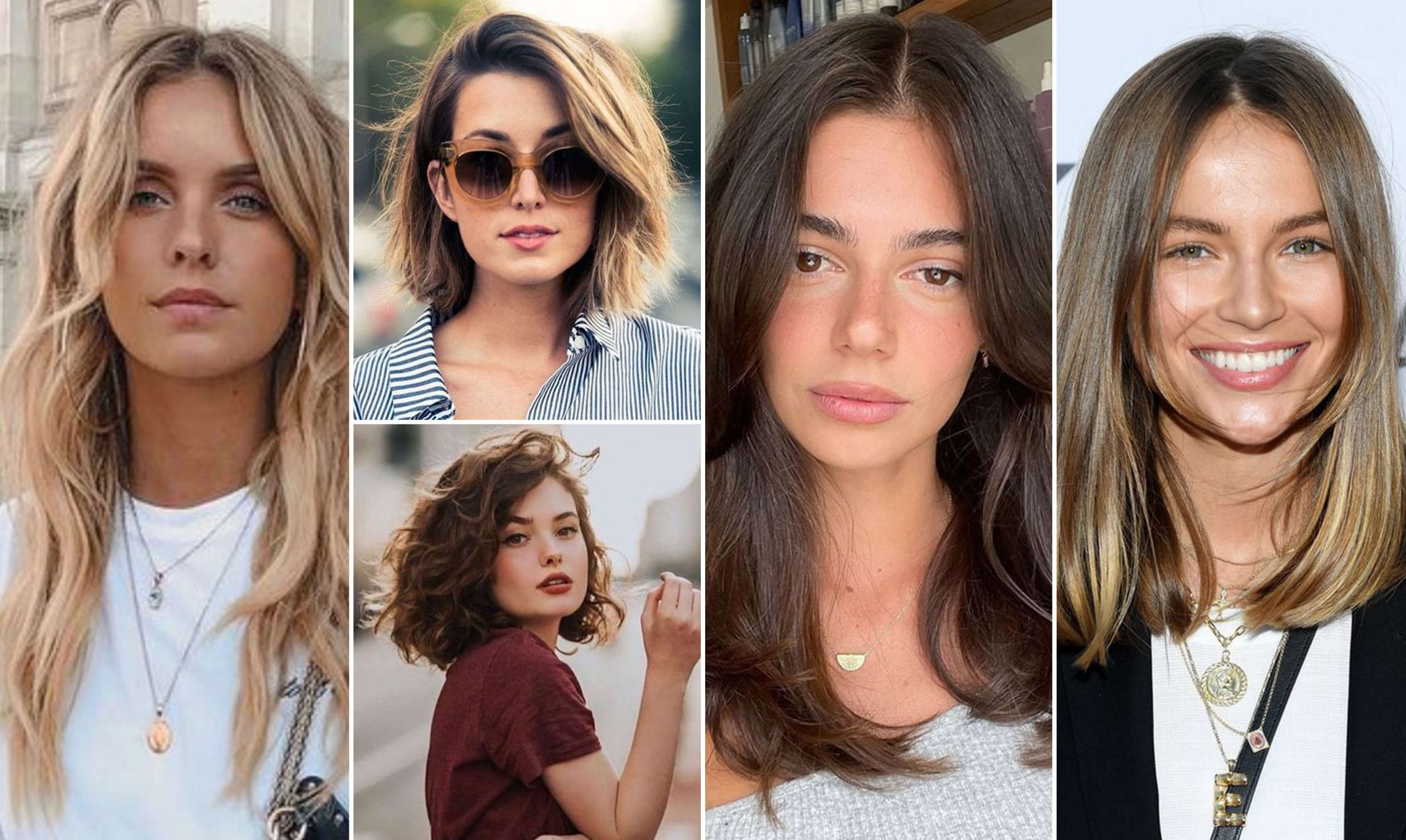 franja desfiada para cabelo médio liso