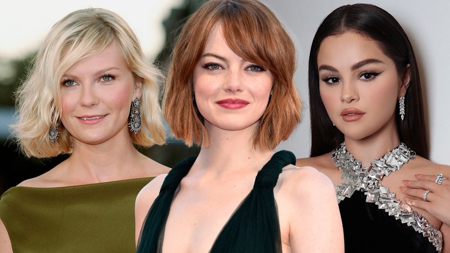 melhores cortes de cabelo para rosto quadrado inspiração