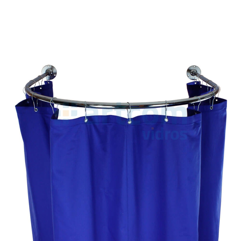 Cortina para provador reto
