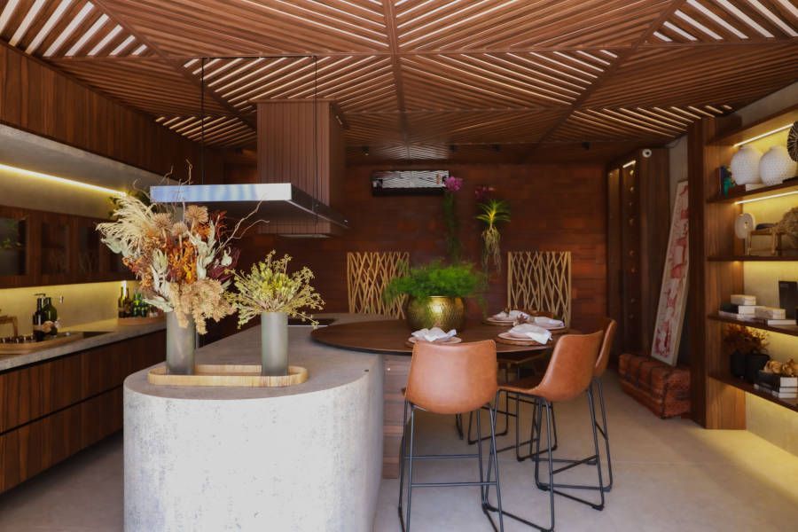 Envelopamento de armários cozinha terracota