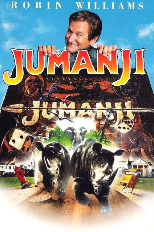 erros de gravação Jumanji clássico que passaram despercebidos