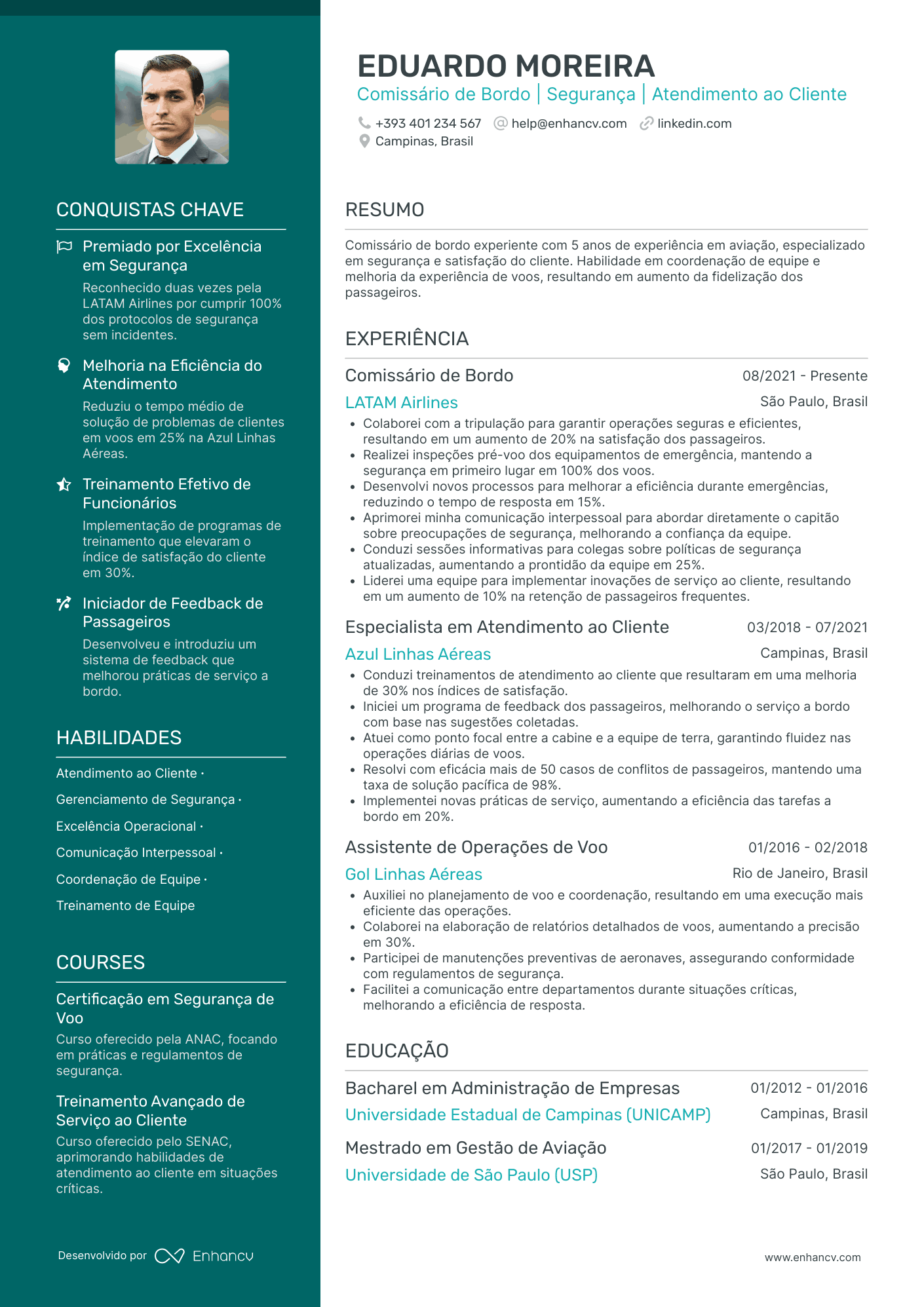 melhores escolas de aviação para aeromoça