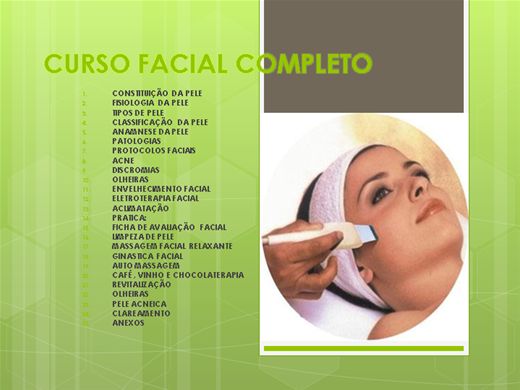 curso de estetica facial online