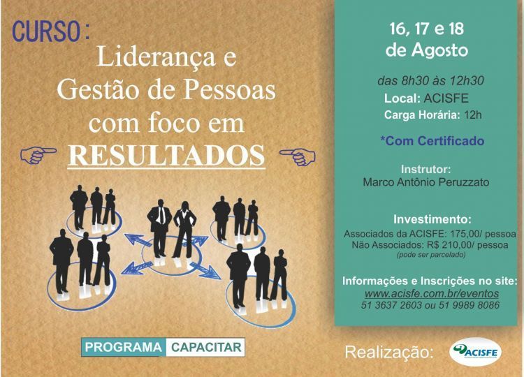 curso de liderança e gestão de pessoas