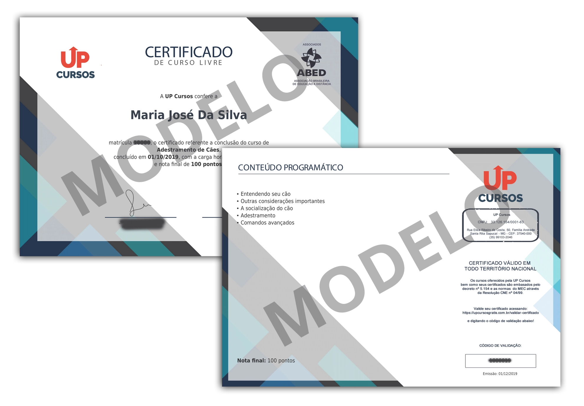 curso livre certificado é válido?