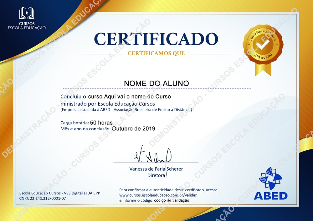 cursos online com certificado reconhecido