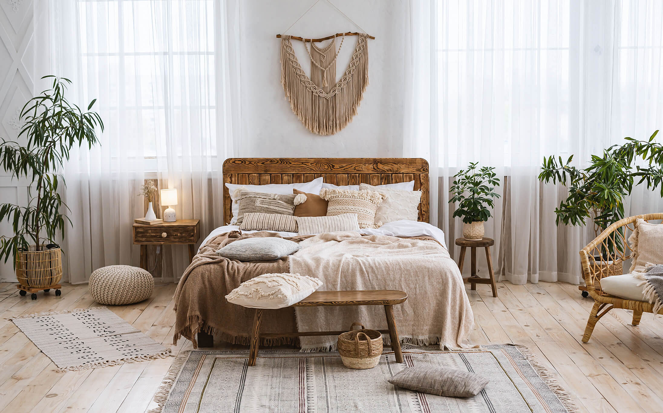 Guia Completo de Cores para um Quarto Boho Chic