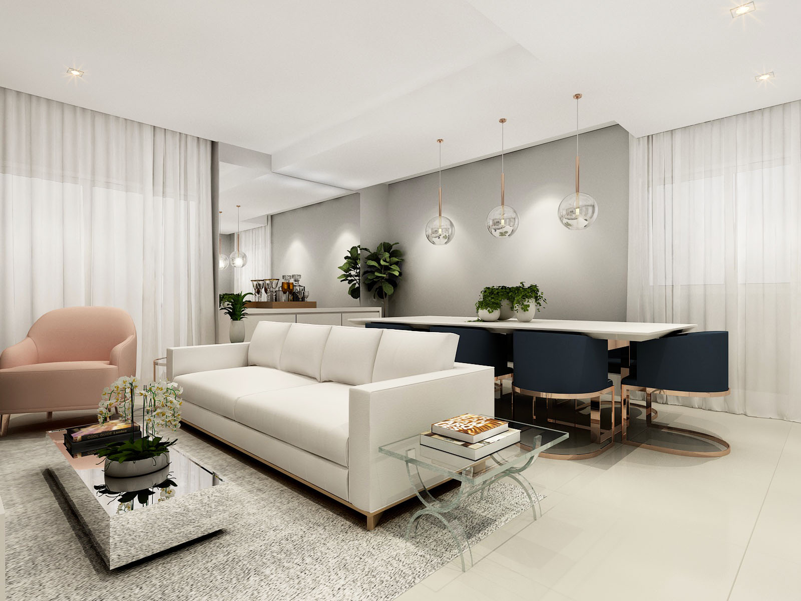 decoração contemporânea para apartamento