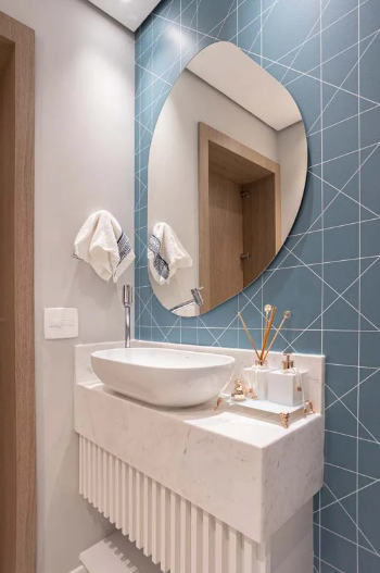 decoração de banheiro simples e bonito