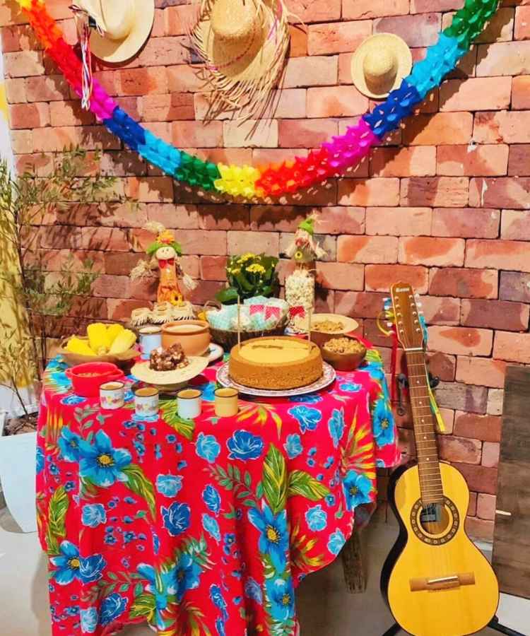 decoração de festa junina em casa simples