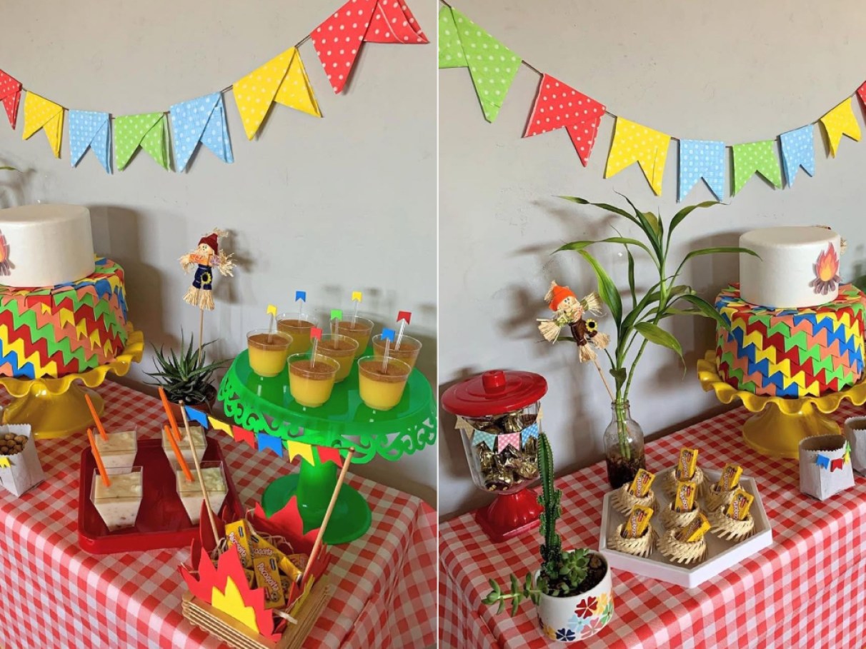 ideias baratas para festa junina DIY