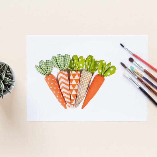 Como Transformar Cenouras de Tecido em Lembrancinhas de Páscoa Únicas