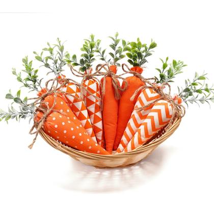 5 Maneiras Criativas de Usar Cenouras de Tecido na Decoração de Páscoa