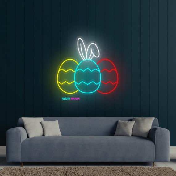 decoração de páscoa com luzes de led