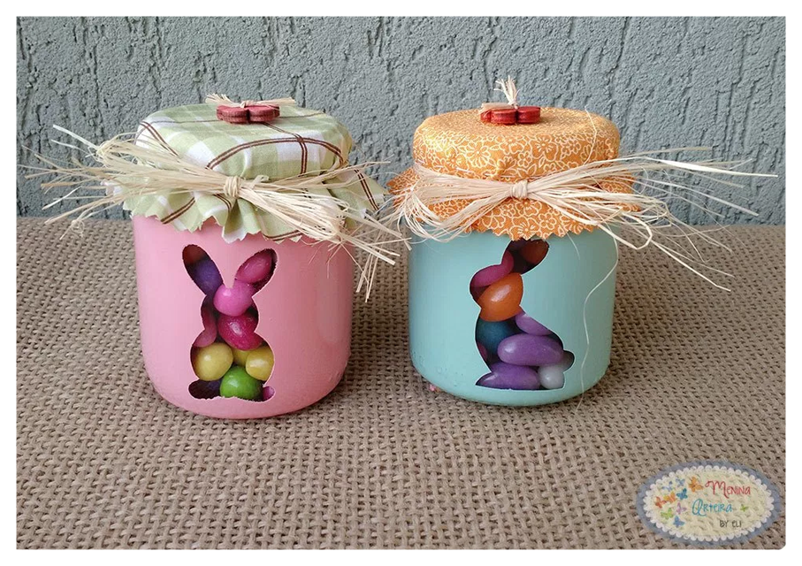 Potes de Vidro Luminosos: Crie um Ambiente Mágico para a Páscoa