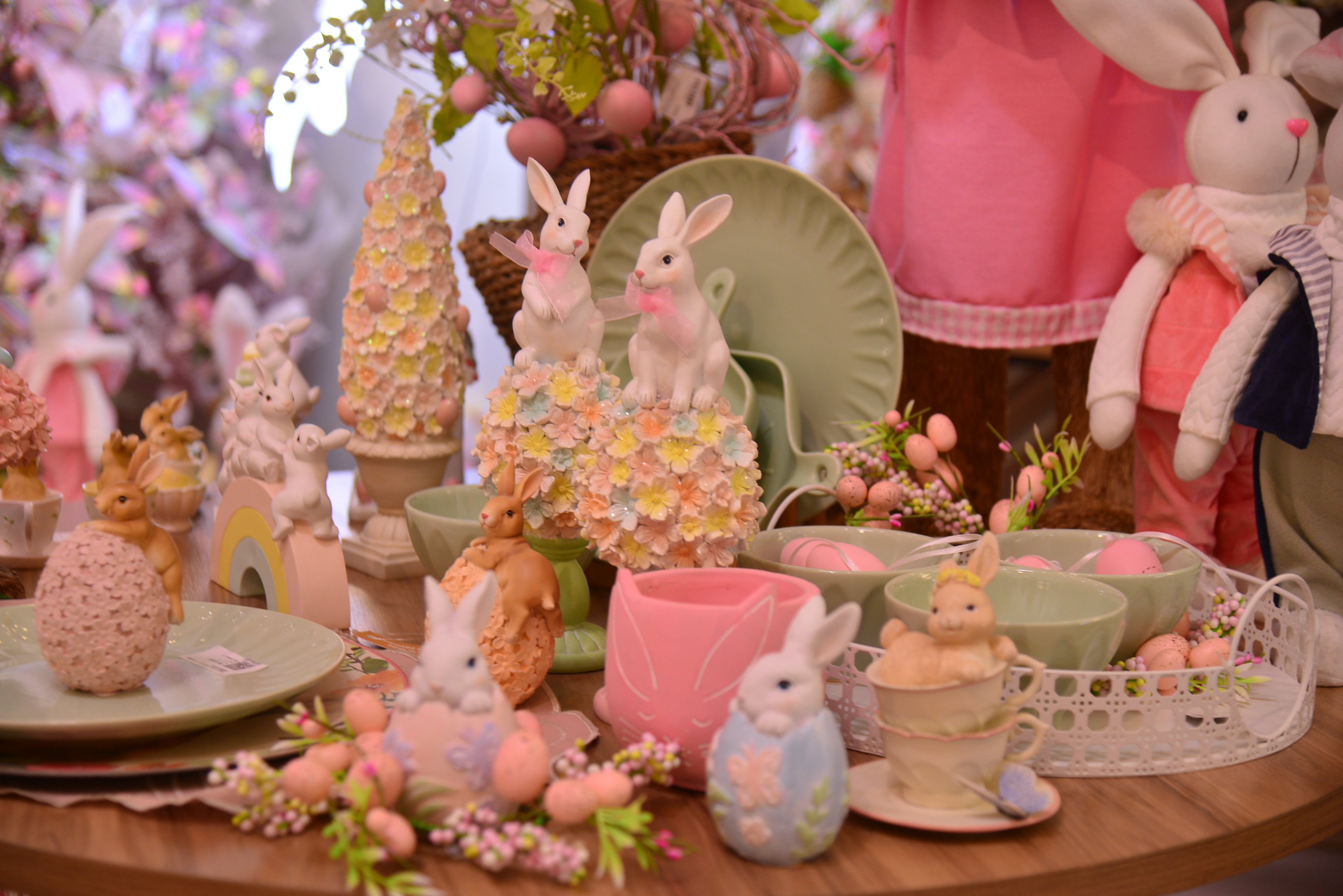decoração de páscoa estilo candy color